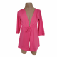 Saída de Praia Kimono com Proteção UV - Rosa escuro