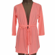 Saída de Praia Kimono com Proteção UV - Salmão