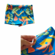 Sunga Boxer Estampa Azul Colorido