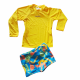 Conjunto UV sunga - Colorido/amarelo